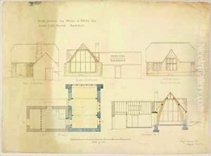 New Studio for Henry A. Payne esq. Saint Loes House, Amberley by Sidney Barnsley