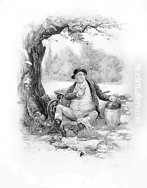 Mr Pickwick, from 'Charles Dickens A Gossip about his Life' - view 1