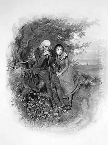 Little Nell and her grandfather - view 1