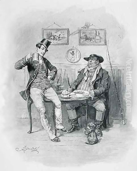 The Two Wellers, from 'The Pickwick Papers' - view 1