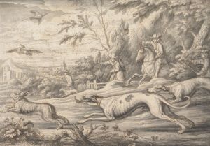 Hare Hunting by Francis Barlow