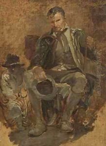 Study of a woodman