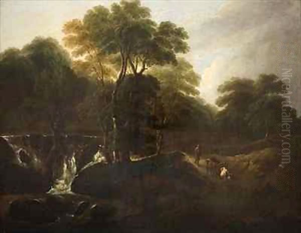 Landscape and Waterfall - view 1