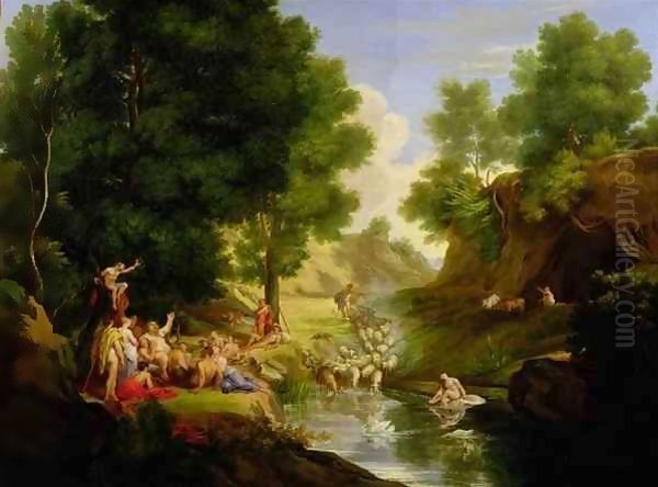 An Arcadian Landscape with Deities - view 1