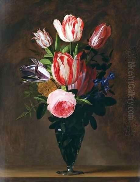 Flowers in a vase - view 1