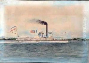 Steamboat 'Columbus' by James and John Bard