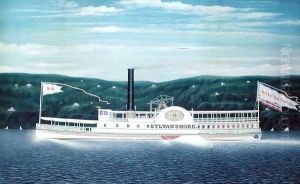 The Steamboat 'Sylvan Shore' by James Bard