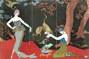 The Fashion for Lacquer by Georges Barbier