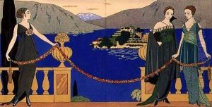 Isola Bella, evening dresses designed by Redfern