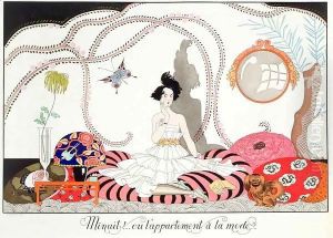Midnight or The Fashionable Apartment by Georges Barbier