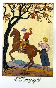 America by Georges Barbier
