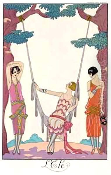 Summer, from 'Gazette du Bon Ton' - view 1