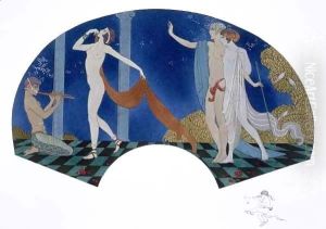 Fan design by Georges Barbier