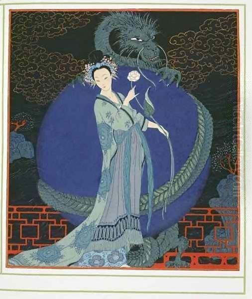 Lady with a Dragon - view 1