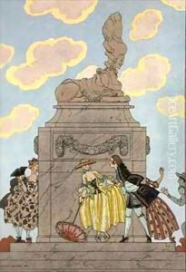 Mandoline by Georges Barbier
