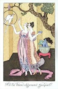 Have you had a good dinner, Jacquot by Georges Barbier