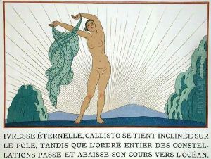 Woman Dancing by Georges Barbier