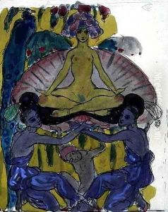 Study for The Birth of Venus by Georges Barbier