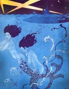 Illustration from 'La Baionnette' by Georges Barbier