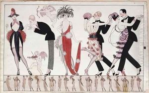 The Tango by Georges Barbier