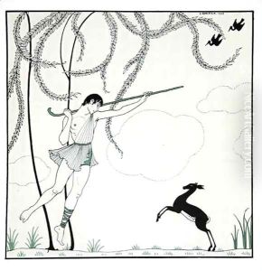 Narcisse, from the series 'Designs on the dances of Vaslav Nijinsky' by Georges Barbier