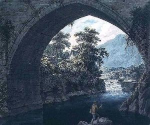 The North Arch of Llangollen Bridge by Joseph Barber