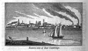 Eastern View of East Cambridge by John Warner Barber