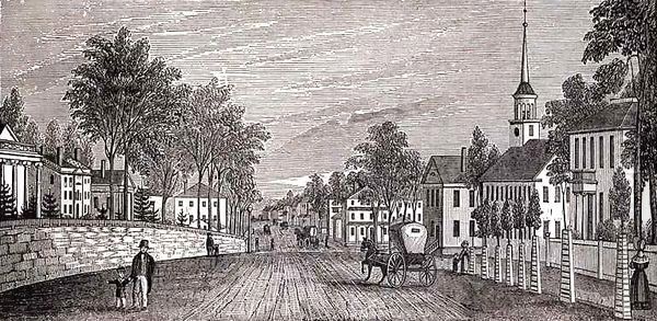 Main street in Worcester - view 1