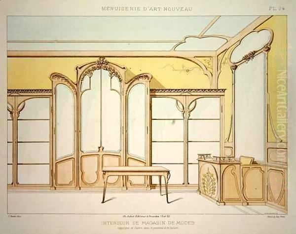 Interior design for a fashion shop - view 1