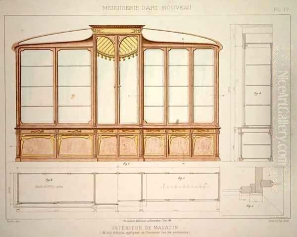 Design for a shop display cabinet 2 - view 1