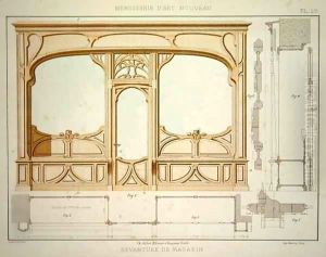 Design for a shop front by F. Barabas