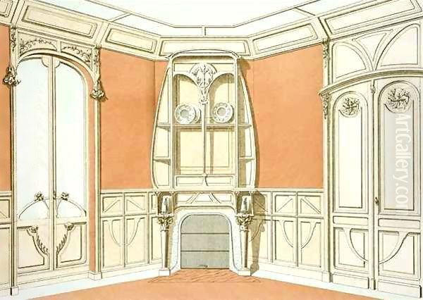Interior design for a dining room - view 1