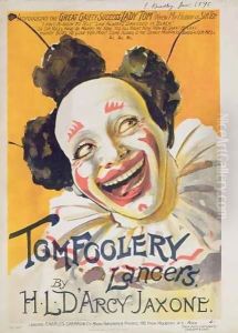 Front cover of the music score for 'Tom Foolery Lancers' by H. G. Banks
