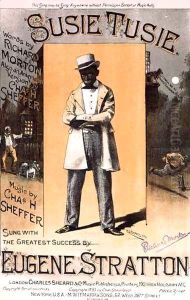 Front cover of the music score for 'Susie Tusie' by H. G. Banks