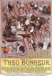 Front cover of the music score for 'High Jinks Quadrilles' by H. G. Banks