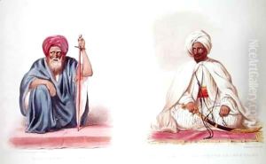 Melik Nussr Ed Deen and Sheakh Sayd, Chief of the Ababde Tribe Melik Nussr Ed Deen and Sheakh Sayd, Chief of the Ababde Tribe
