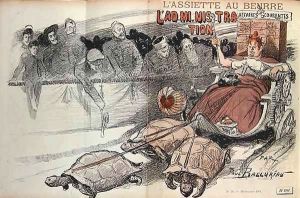 Caricature of the French Administration by Paul Balluriau