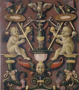 Motif with Putti 2 by Matteo di Giuliano di Lorenzo Balducci