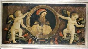 Male portrait with putti 2 by Matteo di Giuliano di Lorenzo Balducci