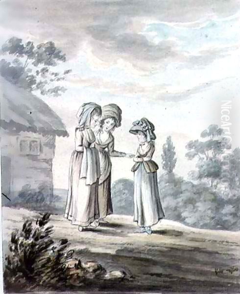 Landscape with three Figures - view 1