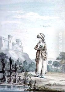 Landscape with Figure by Joshua (John) Kirby Baldrey