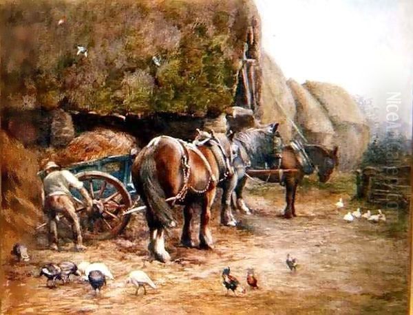 A Farmyard in November - view 1