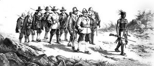 The March of Miles Standish by Joseph E. Baker