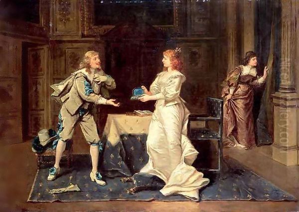Lord Buckingham (1592-1628) and Queen Anne of Austria (1601-66) - view 1