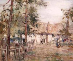 A Devon Farm by Nathaniel Hughes John Baird