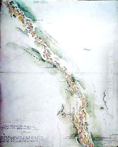Map of the Zambezi River around Tete in Mozambique 2