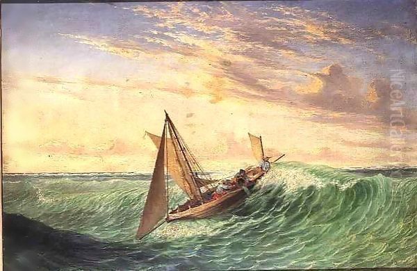 Messenger's Long boat running through the reefs of the Crocodile Islands - view 1