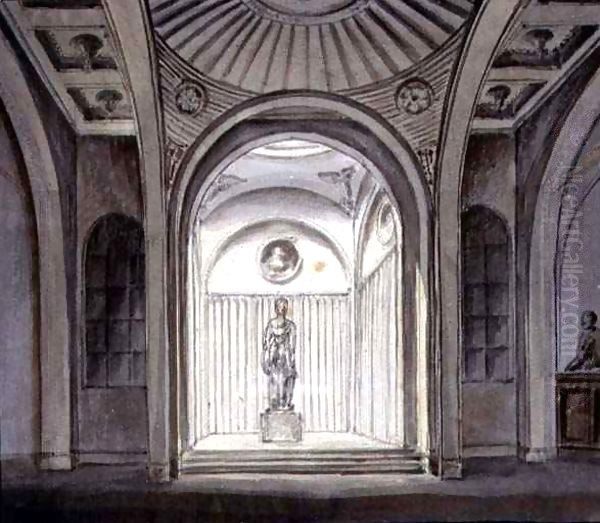 A Sculptural Gallery Interior - view 1