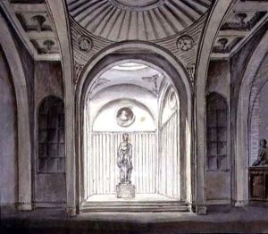 A Sculptural Gallery Interior by George Henry Bailey