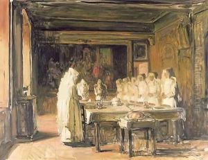 The Sisters of the Hospice de Beaune Saying Grace by Joseph Bail